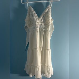 cute small white float dress